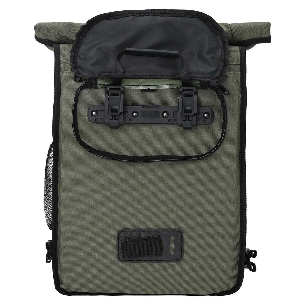 vidaXL Τσάντα Ποδηλάτου για Φάρο 20 L Ελιά 31x13x58 εκ.