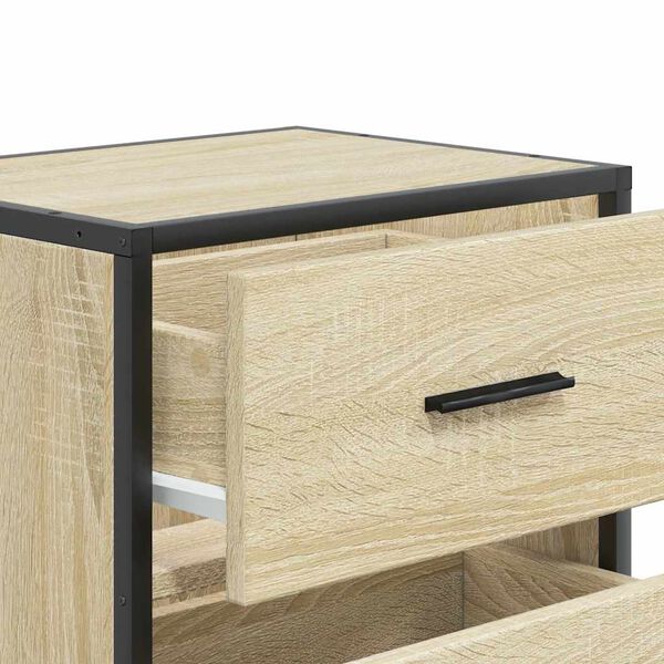 vidaXL Επίτοιχα κομοδίνα 2 τεμάχια Sonoma Oak 40x31x39,5 cm