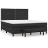 vidaXL &Kappa;&rho;&epsilon;&beta;ά&tau;&iota; Boxspring &mu;&epsilon; &Sigma;&tau;&rho;ώ&mu;&alpha; &Mu;&alpha;ύ&rho;&omicron; 180x200&epsilon;&kappa;.&alpha;&pi;ό &Sigma;&upsilon;&nu;&theta;&epsilon;&tau;&iota;&kappa;ό &Delta;έ&rho;&mu;&alpha;