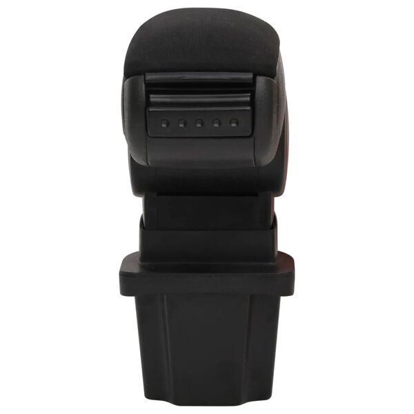 vidaXL Τεμπέλης Αυτοκινήτου Μαύρος 13,5x32,5x(31-46,5) εκ. από ABS