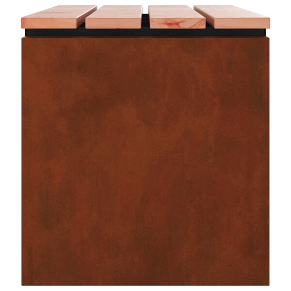 vidaXL &Pi;&alpha;&gamma;&kappa;ά&kappa;&iota; &kappa;ή&pi;&omicron;&upsilon; &Sigma;&kappa; rusty 80 x 40 x 43 &epsilon;&kappa;