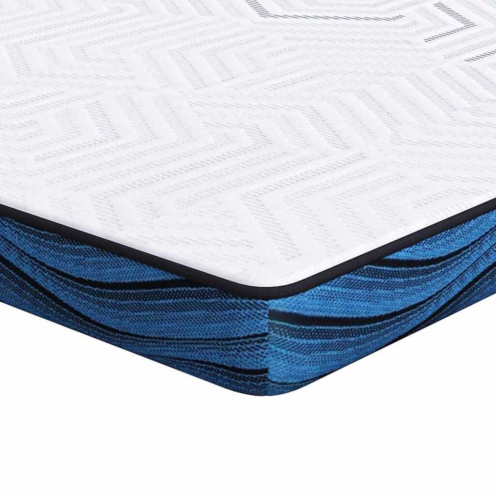 vidaXL Στρώματα Λευκό και μπλε 70 x 200 cm Αφρός μνήμης τζελ