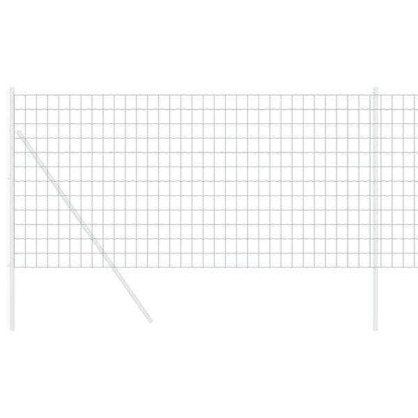 vidaXL Φράχτης Εuro Πράσινο 1 x 25 m Σίδηρος με επικάλυψη PVC