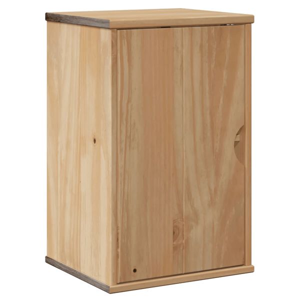 vidaXL Ντουλάπι Μπάνιου Επιτοίχιο OTTA 35x30x55 εκ. Μασίφ Ξύλο Πεύκου