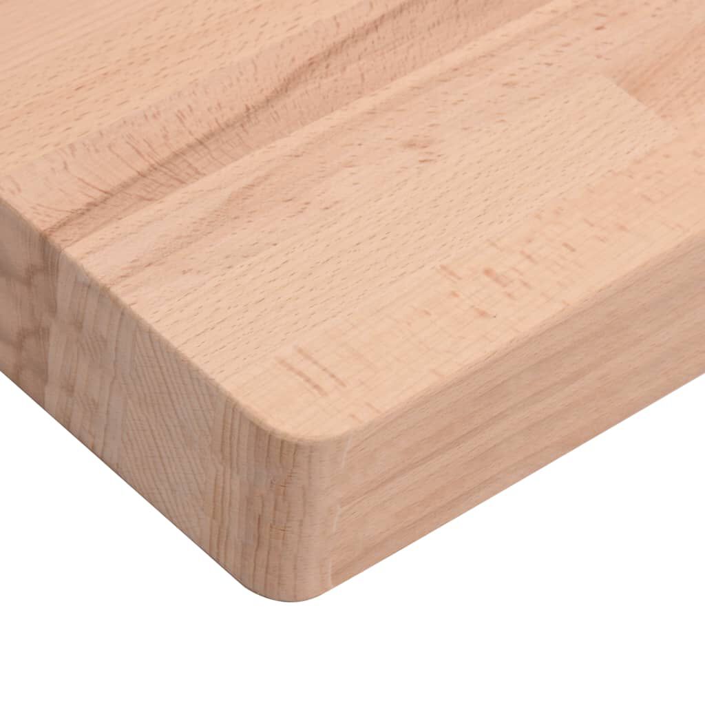 vidaXL Επιφάνεια Γραφείου 100x50x4 εκ. από Μασίφ Ξύλο Οξιάς