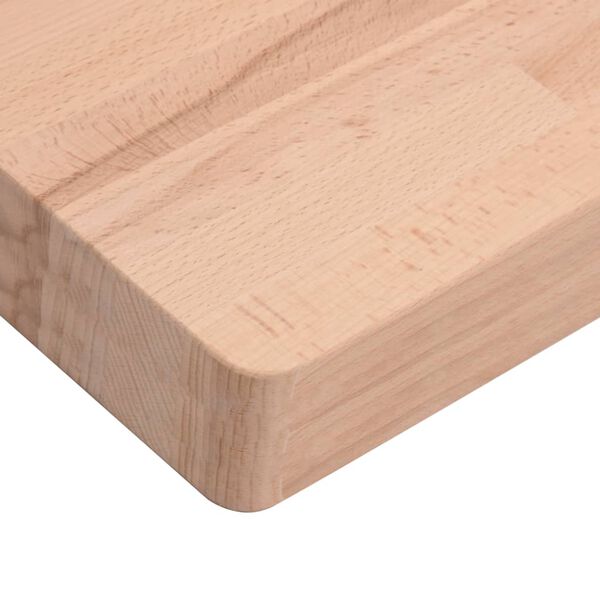 vidaXL Επιφάνεια Γραφείου 100x50x4 εκ. από Μασίφ Ξύλο Οξιάς