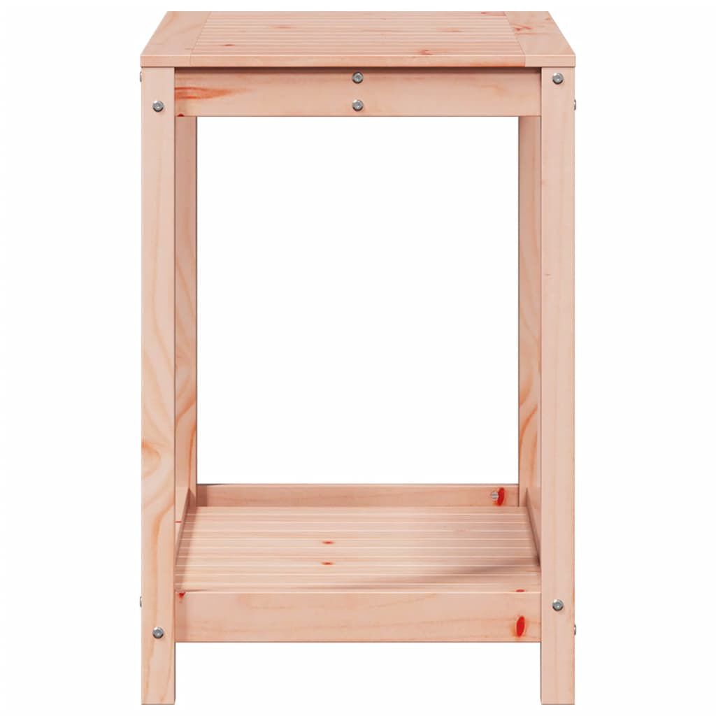 vidaXL Τραπέζι Κηπουρικής με Ράφι 82,5x50x75 εκ. Μασίφ Ψευδοτσούγκα