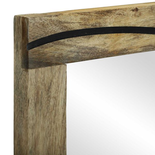 vidaXL Καθρέφτης Μπάνιου με καθρέφτη Καφέ 50 x 2.5 x 70 εκ