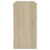 vidaXL Ράφια Κύβοι Τοίχου 4 τεμ. Sonoma Δρυς 30 x 15 x 30 εκ.