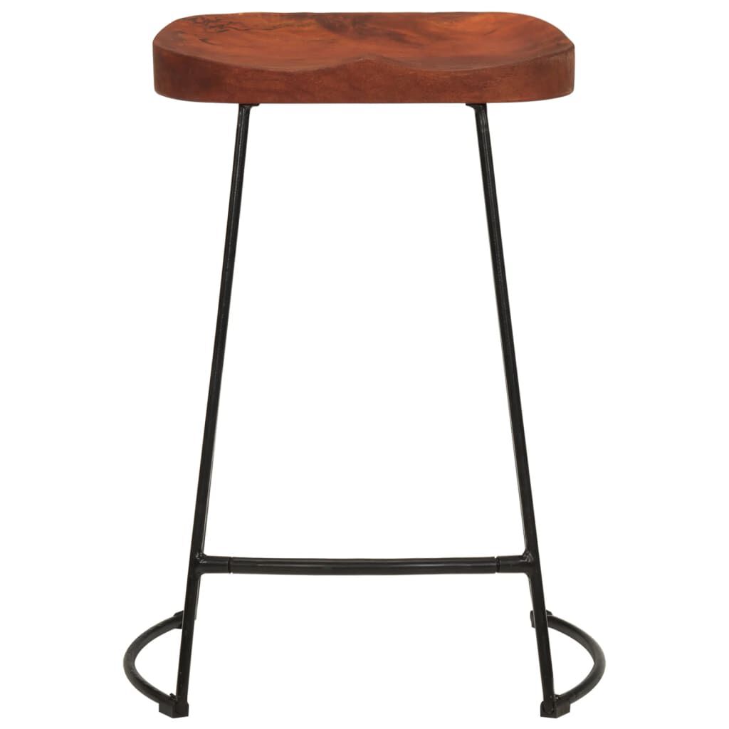 vidaXL Σκαμπό Μπαρ Gavin 2 τεμ. 45x40x63 εκ. από Μασίφ Ξύλο Μάνγκο
