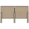vidaXL Κρεβάτι Boxspring Σκούρο Γκρι 160 x 200 εκ. Υφασμάτινο
