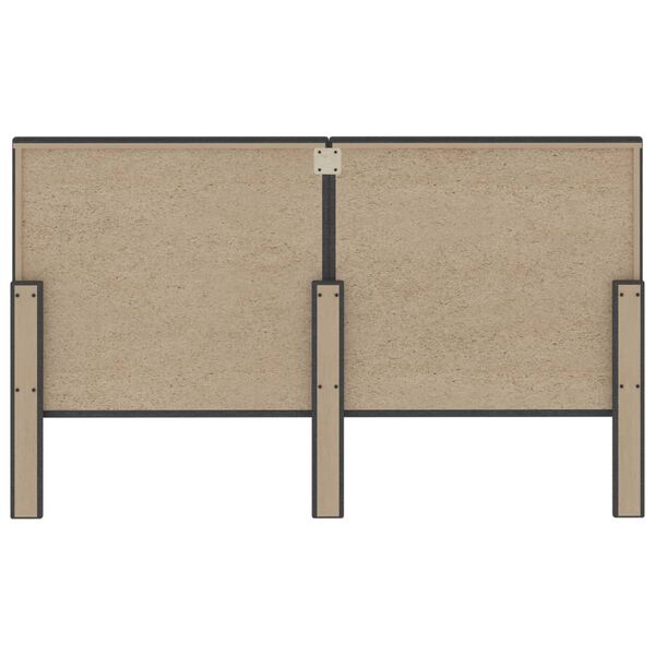 vidaXL Κρεβάτι Boxspring Σκούρο Γκρι 160 x 200 εκ. Υφασμάτινο