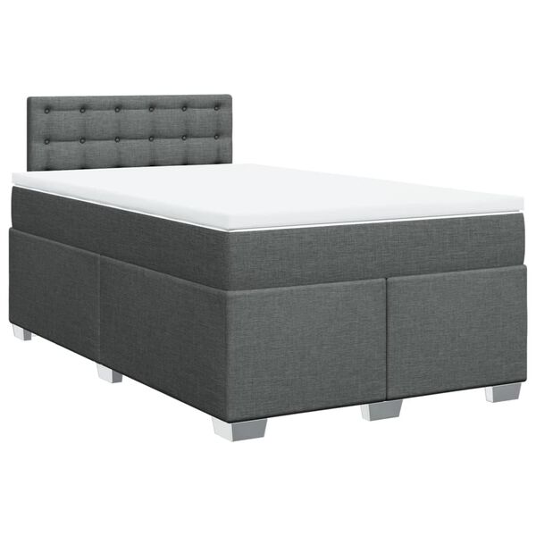 vidaXL &Kappa;&rho;&epsilon;&beta;ά&tau;&iota; Boxspring &mu;&epsilon; &Sigma;&tau;&rho;ώ&mu;&alpha; &Sigma;&kappa;&omicron;ύ&rho;&omicron; &Gamma;&kappa;&rho;&iota; 120x200 &epsilon;&kappa;. &Upsilon;&phi;&alpha;&sigma;&mu;ά&tau;&iota;&nu;&omicron;