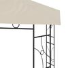 vidaXL Κιόσκι Κρεμ 3 x 3 x 2,7 μ. 160 γρ./μ²