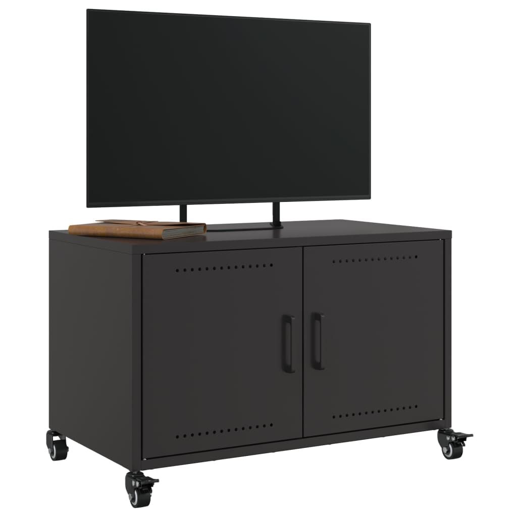 vidaXL Έπιπλο Τηλεόρασης Μαύρο 68x39x43,5 εκ. Χάλυβας