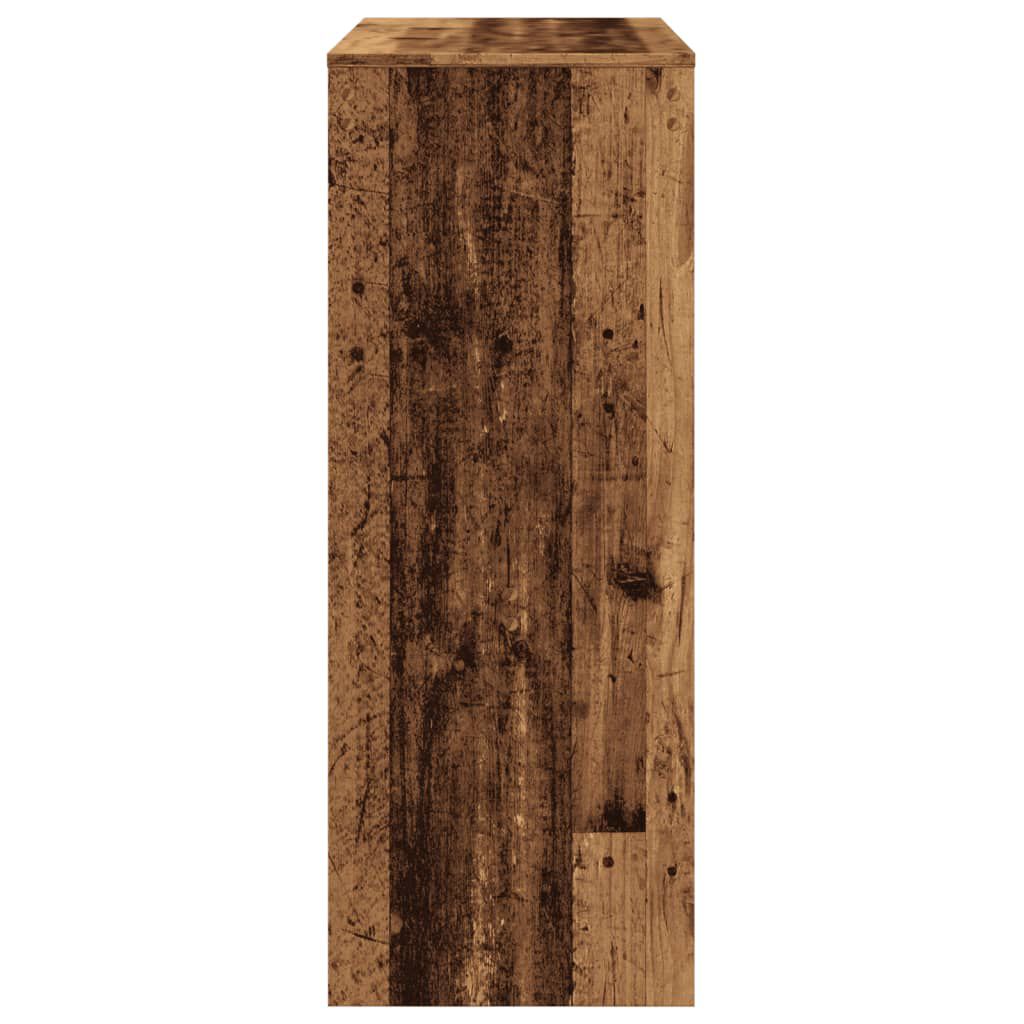 vidaXL Τραπέζι Μπαρ με Ράγες 90x40x103,5 εκ. Επεξεργ. Ξύλο