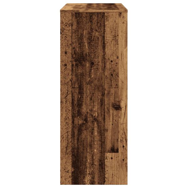 vidaXL Τραπέζι Μπαρ με Ράγες 90x40x103,5 εκ. Επεξεργ. Ξύλο