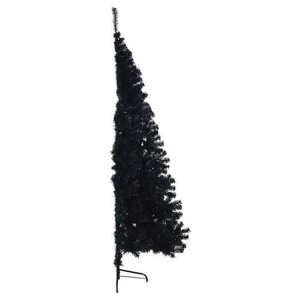 vidaXL Χριστουγεννιάτικο Δέντρο Μαύρο 240 cm PVC