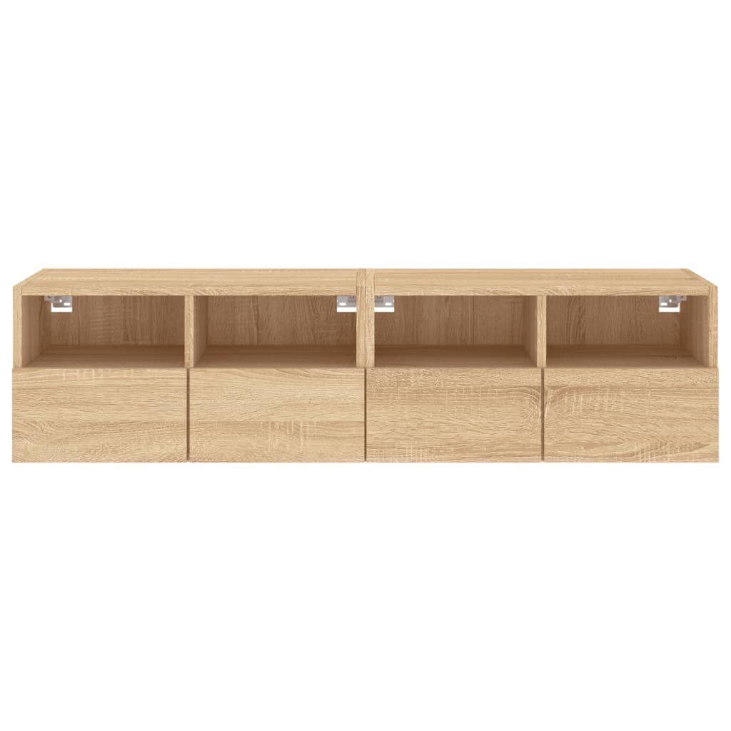 vidaXL Ντουλάπι Τοίχου Τηλεόρασης Sonoma Δρυς 60x30x30εκ. Επεξ. Ξύλο