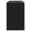 vidaXL Γραφείο Μαύρο 101x50x76,5 εκ. από Επεξεργασμένο Ξύλο