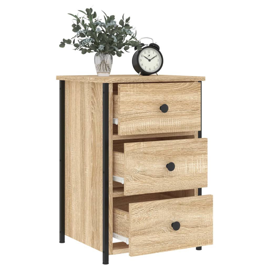 vidaXL Κομοδίνο Sonoma Δρυς 40 x 36 x 60 εκ. από Επεξεργασμένο Ξύλο