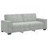 vidaXL Σετ Καναπέ με μαξιλάρι 3 pcs Γκρι 220 x 78 x 84 εκ. Βελούδο