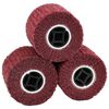 vidaXL Λειαντικοί Ρολοί 3 pcs Κόκκινο 12 x 12 x 10 εκ. Συνθετικές ίνες