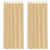 vidaXL &Kappa;&omicron;&upsilon;&rho;&tau;ί&nu;&epsilon;&sigmaf; Voile &mu;&epsilon; &beta;&rho;ό&chi;&omicron;&upsilon;&sigmaf; 2 &tau;&epsilon;&mu;ά&chi;&iota;&alpha; Ά&mu;&mu;&omicron;&sigmaf; 140x260 cm