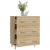 vidaXL Ντουλάπι Sonoma Δρυς 70 x 34 x 90 εκ. από Επεξεργασμένο Ξύλο
