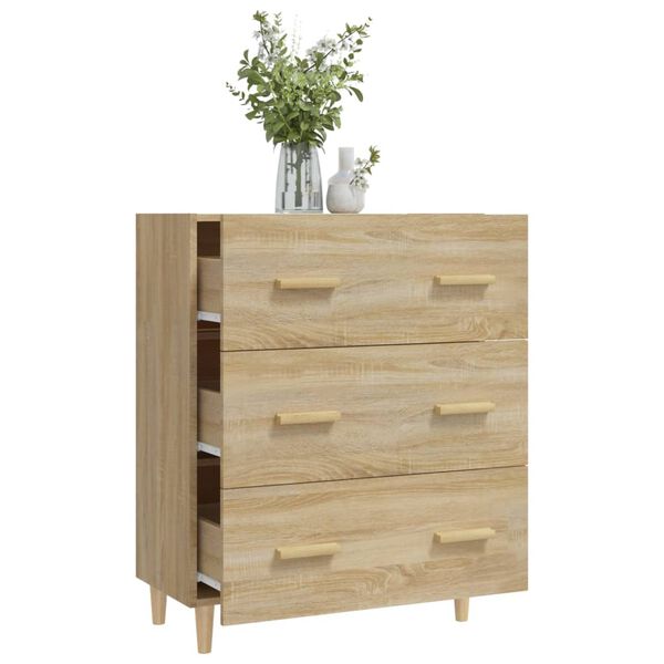 vidaXL Ντουλάπι Sonoma Δρυς 70 x 34 x 90 εκ. από Επεξεργασμένο Ξύλο