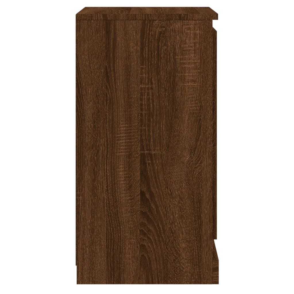 vidaXL Ντουλάπι Καφέ Δρυς 37,5 x 35,5 x 67,5 εκ. Επεξεργασμένο Ξύλο