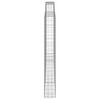 vidaXL Συρματοκιβώτια Τοξωτά 4 τεμ. 400x30x220/240 εκ. Γαλβαν. Ατσάλι