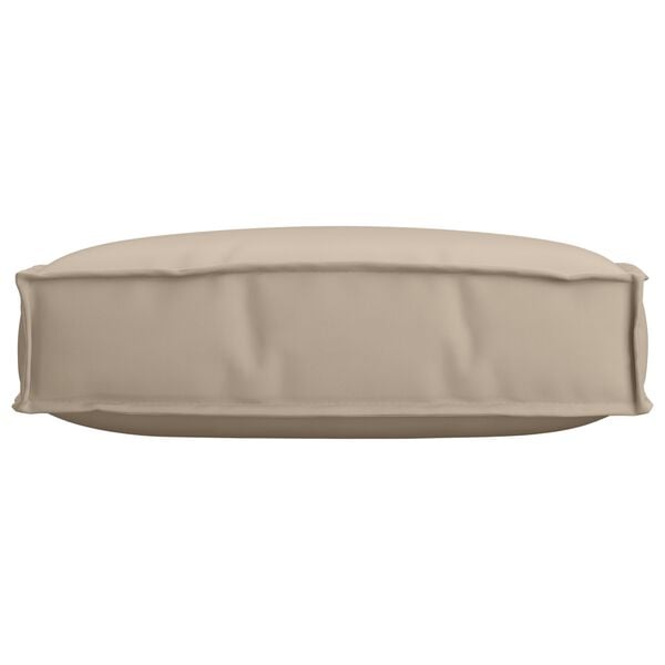 vidaXL Μαξιλάρι παλέτας για κάθισμα Taupe 60 x 60 x 12 cm