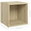 vidaXL Έπιπλα Τηλεόρασης 4 τεμ. Sonoma Δρυς 37x35x37 εκ. Επεξ. Ξύλο