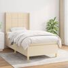 vidaXL &Kappa;&rho;&epsilon;&beta;ά&tau;&iota; Boxspring &mu;&epsilon; &Sigma;&tau;&rho;ώ&mu;&alpha; &Kappa;&rho;&epsilon;&mu; 90x190 &epsilon;&kappa;.&Upsilon;&phi;&alpha;&sigma;&mu;ά&tau;&iota;&nu;&omicron;