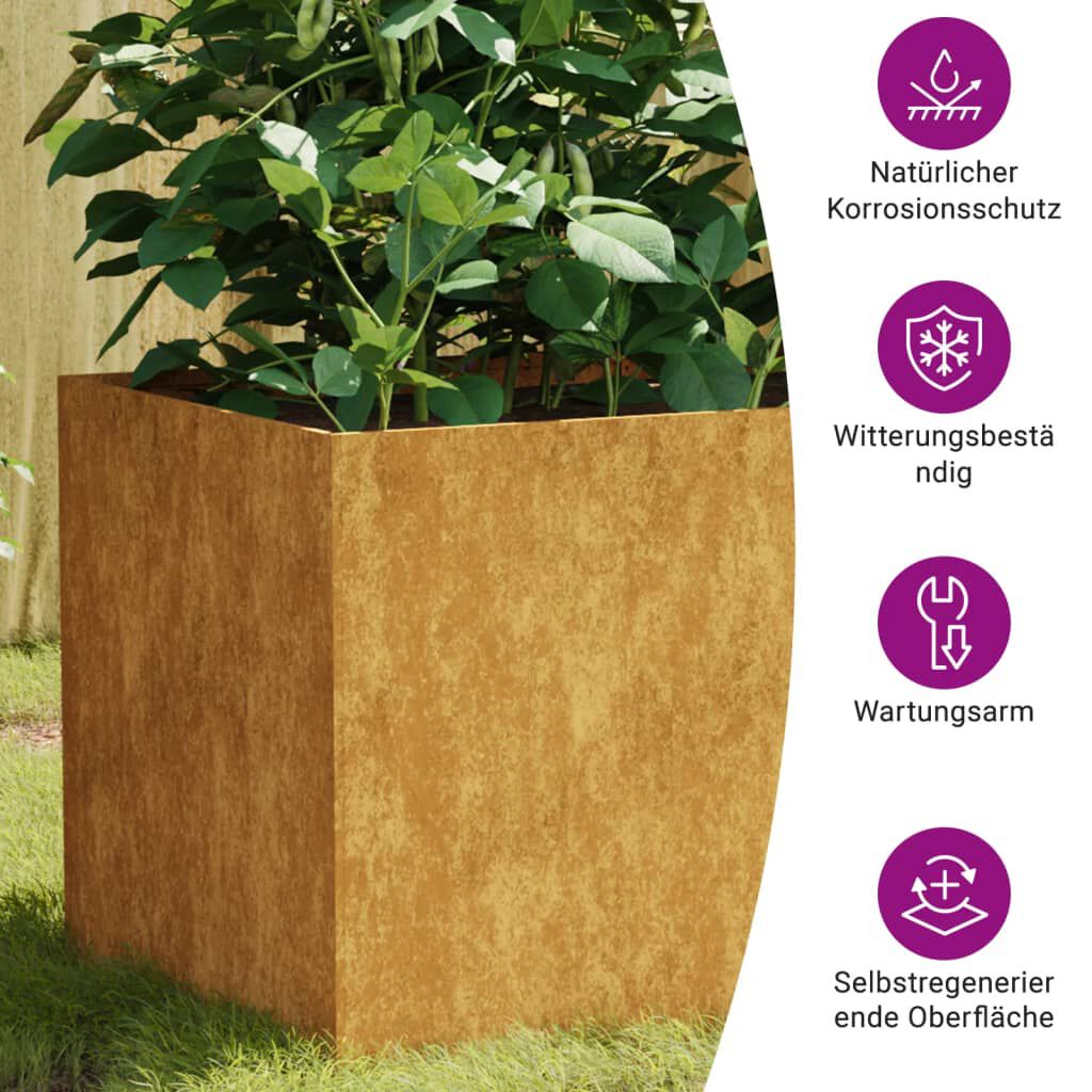vidaXL Ζαρντινιέρα 80x40x40 εκ. από Ατσάλι Corten