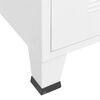 vidaXL Συρταριέρα Βιομηχανική Λευκή 78 x 40 x 93 εκ. Μεταλλική