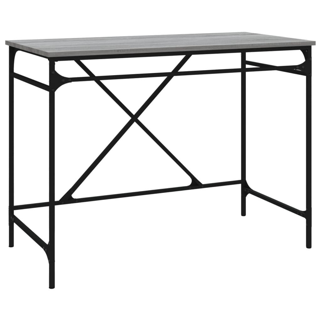 vidaXL Γραφείο Γκρι Sonoma 100 x 50 x 75 εκ. από Επεξεργασμένο Ξύλο