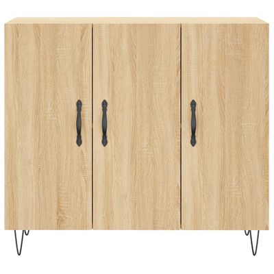 vidaXL Ντουλάπι Sonoma δρυς 90x34x80 εκ. Επεξεργασμένο Ξύλο