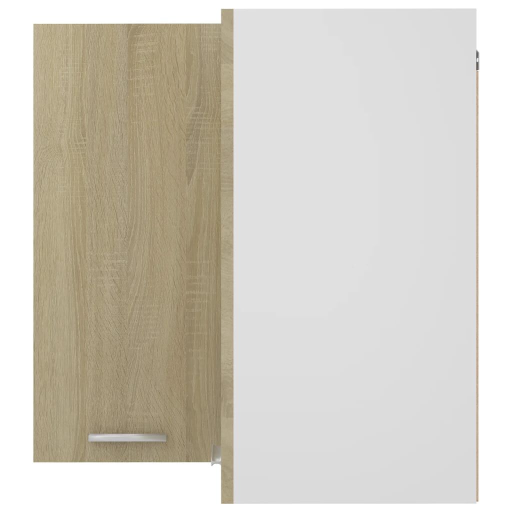vidaXL Ντουλάπι Γωνία Κρεμαστό Lyon Sonoma Δρυς 57x57x60εκ. από