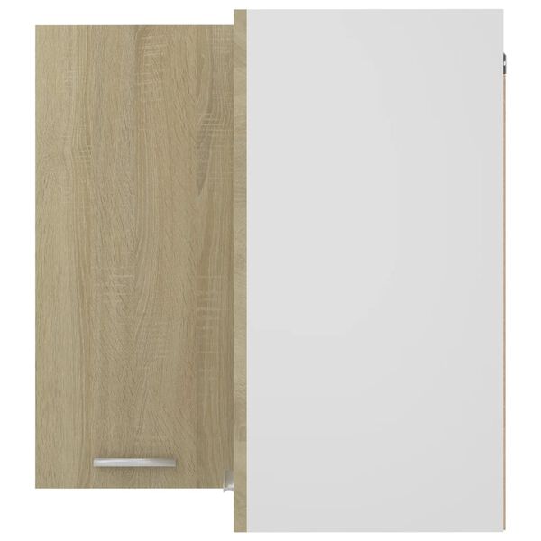 vidaXL Ντουλάπι Γωνία Κρεμαστό Lyon Sonoma Δρυς 57x57x60εκ. από