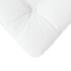vidaXL Μαξιλάρια καθισμάτων 4 pcs Λευκό 40 x 40 x 12 εκ. ύφασμα