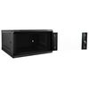 vidaXL Ντουλάπα δικτύου με αποθήκευση Μαύρο 53 x 60 x 30 εκ Ατσάλι