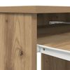 vidaXL Γραφείο Αρτισιανή Δρυς 86x49x76 εκ. από Επεξεργασμένο Ξύλο