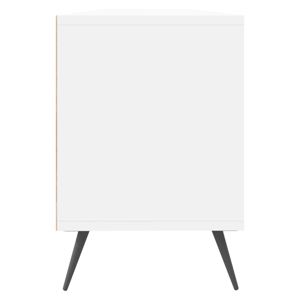 vidaXL Έπιπλο Τηλεόρασης Λευκό 150x30x44,5 εκ. Επεξεργασμένο Ξύλο