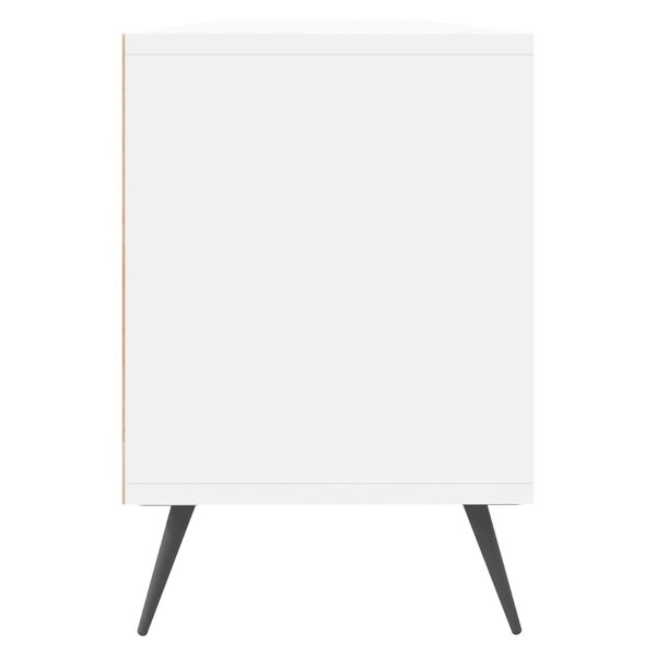 vidaXL Έπιπλο Τηλεόρασης Λευκό 150x30x44,5 εκ. Επεξεργασμένο Ξύλο