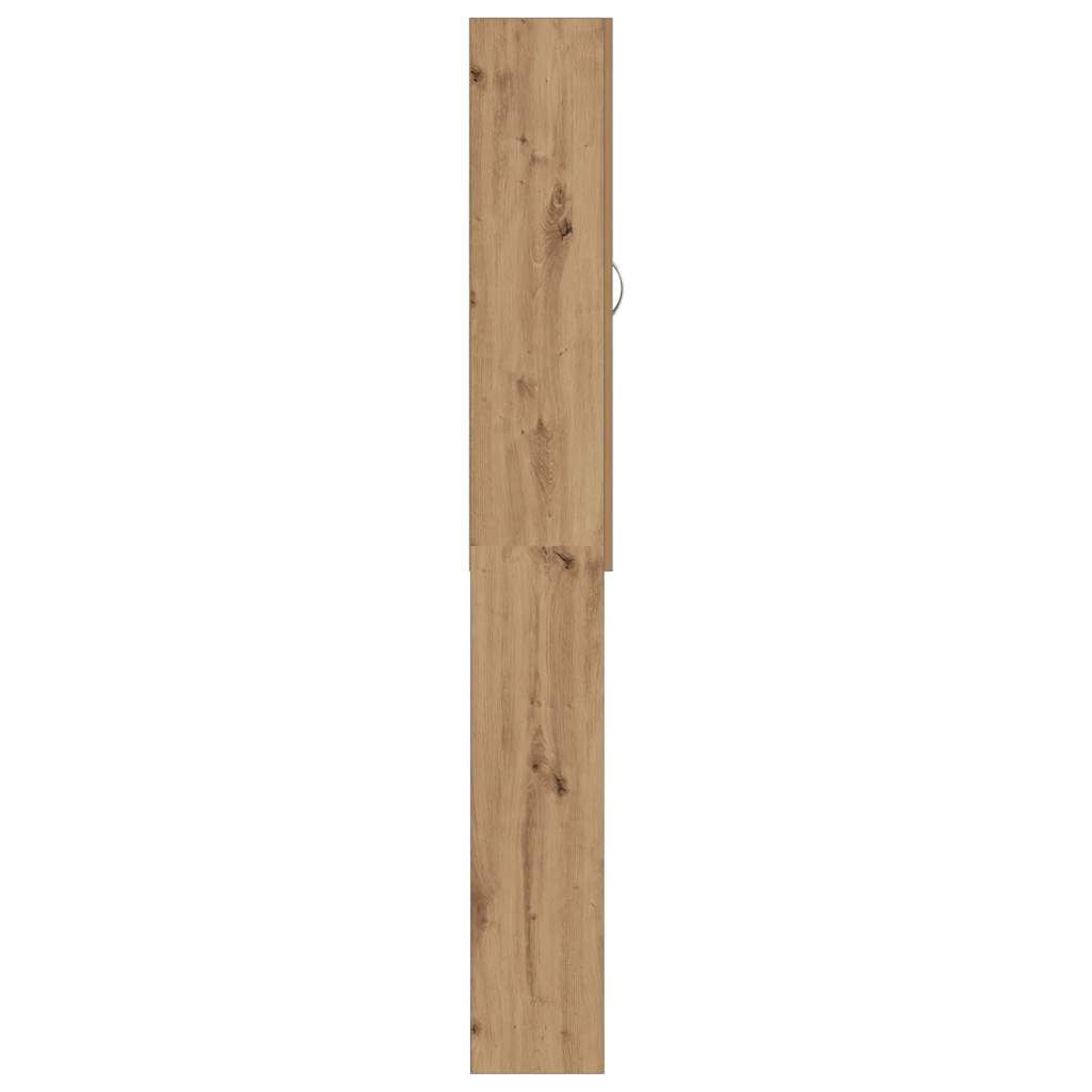 vidaXL Ντουλάπι Πλυντηρίου τεχνίτης Δρυς 64 x 25,5 x 190 εκ.