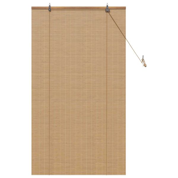vidaXL Ρολά και Σκίες Παραθύρων Ανοιχτό καφέ 80 x 160 cm Μπαμπού