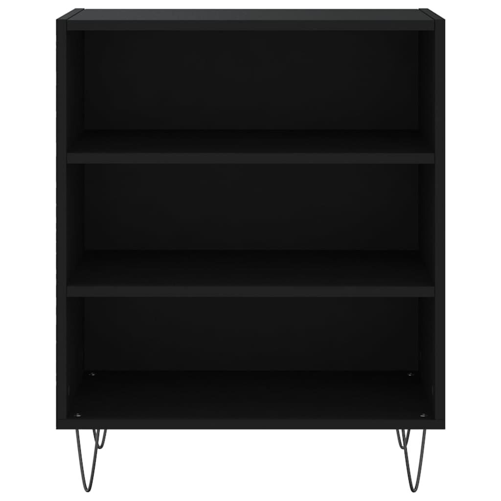vidaXL Ραφιέρα Μαύρη 57 x 35 x 70 εκ. από Επεξεργασμένο Ξύλο