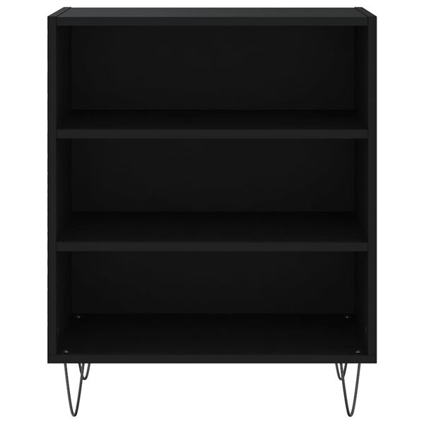 vidaXL Ραφιέρα Μαύρη 57 x 35 x 70 εκ. από Επεξεργασμένο Ξύλο